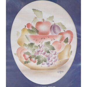 Classic Crafts Theorem Painting Kit, Country Fruit, 8.5"x11"  Linda Kortz Design